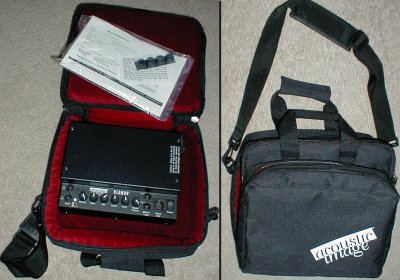 Carrying case included with Clarus purchase